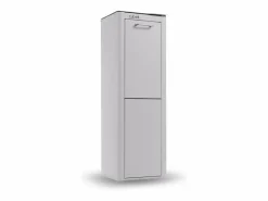 Don Hierro Cubo de basura para la cocina - Cubo de reciclaje - 2 compartimentos de 20L - CUBEK Gris