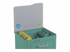 Don Hierro Cubo De Basura Para Cocina|Cubo de basura para la cocina - Cubo de reciclaje - 3 compartimentos de 20L - CUBEK