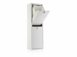Cubo de basura para la cocina - Cubo de reciclaje - 2 compartimentos de 20L -28,7(ancho)x97(alto)x27,3(fondo) cm. - - LUA^Don Hierro Sale