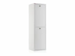 Cubo de basura para la cocina - Cubo de reciclaje - 2 compartimentos de 20L -28,7(ancho)x97(alto)x27,3(fondo) cm. - - LUA^Don Hierro Sale
