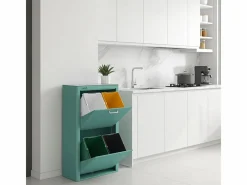 Cubo de basura para la cocina - Cubo de reciclaje - 4 compartimentos de 20L - CUBEK^Don Hierro Hot