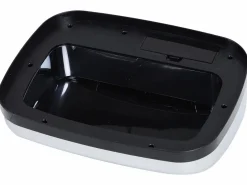 Cubo de basura plata 33x25x58 cm^Homcom Discount