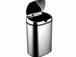 Catter house Cubo De Basura Para Cocina|Cubo de Basura y Reciclaje CATTERHOUSE Futuro 30L 34x25x52 cm de Acero Inoxidable con Sensor de Movimiento y Apertura Automática