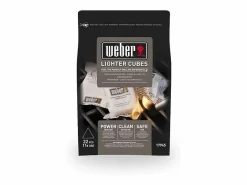 Cubos de encendido x22 - Encendedor ecológico para barbacoa de carbón, encendido rápido incluso en tiempo húmedo^WEBER