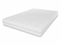 Sobrecolchón|Cubrecama TOP5, cubrecolchón Tamaño: 140 x 200 x 5, incl. funda, cubrecama Color: blanco, dureza media: H3