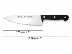 Cuchillo de Cocina Universal 17,5 cm Acero Inoxidable Negro^ARCOS