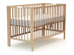 Cuna bebé plegable FOLDO madera - Haya Barnizada - 60 x 120 - 124 x 64 x 82 cm^AT4 Online