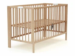 Cuna bebé plegable FOLDO madera - Haya Barnizada - 60 x 120 - 124 x 64 x 82 cm^AT4 Online