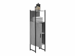 Garden Furniture Columna De Baño|Cynmar Armario de baño madera de ingeniería Sonoma 33x33x120,5 cm
