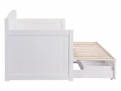 Daybed de 90x190 o 180x190 cm con cajones en pino y MDF - DINIVA^Vente-unique New