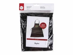 Delantal de algodón adulto de 95 x 70 cm Negro Discount
