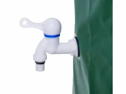 Depósito de agua de lluvia de 200L en PVC con grifo y válvula de drenaje^Mobilibrico Online