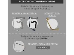 ROGIER & MOTHES Desagüe CRAWLEY para bañeras retro Plateado New