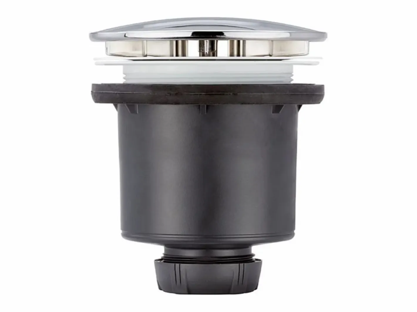 Wirquin Desagüe de ducha con cúpula cromada Tourbillon D90 Negro Sale