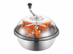 Deshojadora Manual SucceBuy 49 cm Cortabrotes Cuchilla de Acero Inoxidable, Cuenco de Corte Hidropónico Húmedo y Seco, Corte Rotativo Trenzado Sale