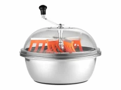 Deshojadora Manual SucceBuy 49 cm Cortabrotes Cuchilla de Acero Inoxidable, Cuenco de Corte Hidropónico Húmedo y Seco, Corte Rotativo Trenzado Sale