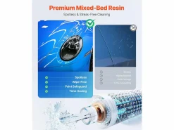 Recuperador De Agua|Desmineralizador SucceBuy para Lavado de Coche sin Manchas, Sistema de Agua Desionizada con Medidor TDS Integrado, Filtro Antimanchas con Doble Modo de Salida