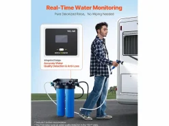 Recuperador De Agua|Desmineralizador SucceBuy para Lavado de Coche sin Manchas, Sistema de Agua Desionizada con Medidor TDS Integrado, Filtro Antimanchas con Doble Modo de Salida