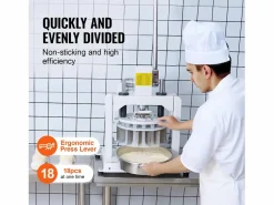 Divisor SucceBuy de Masa Manual, 18 Piezas, Corta-Masa, Ideal para la Fabricación de Pan de Panadería Sale