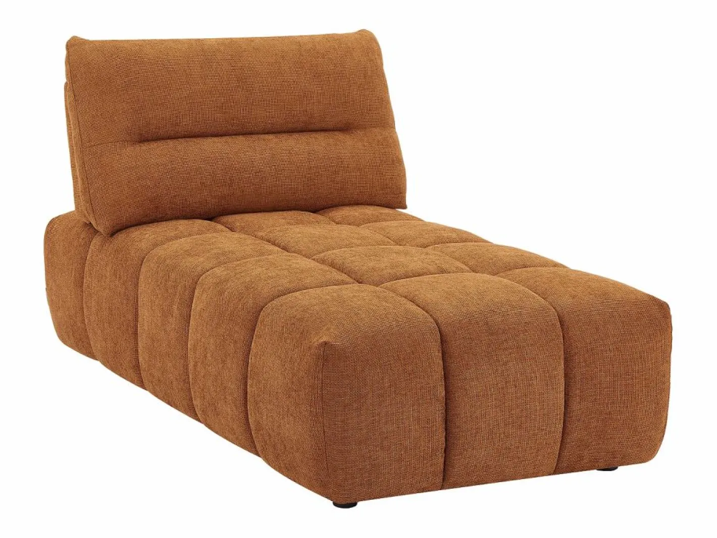 Vente-unique Sofás Y Sillones|Diván de avance y retroceso en tela texturizada APOLIU