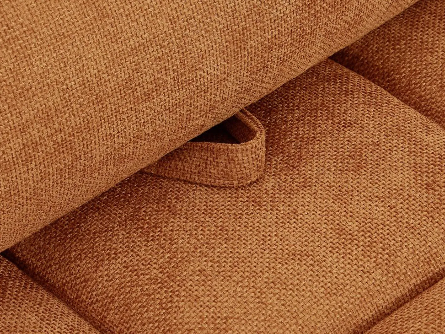 Vente-unique Sofás Y Sillones|Diván de avance y retroceso en tela texturizada APOLIU