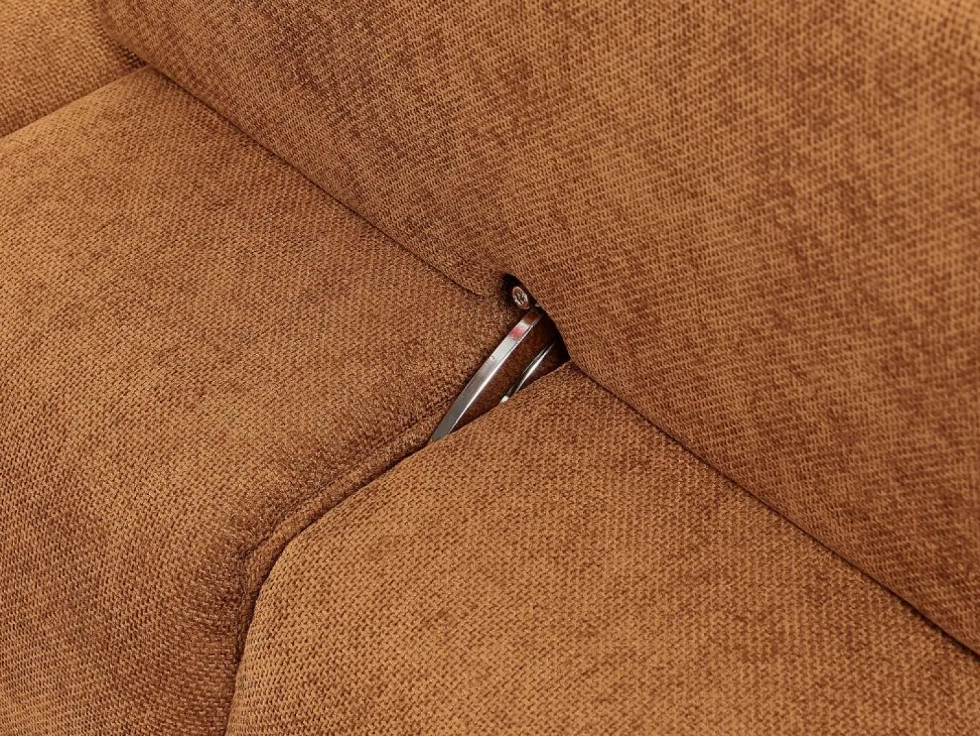 Vente-unique Sofás Y Sillones|Diván de avance y retroceso en tela texturizada APOLIU