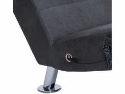 Diván de masaje con almohada de piel de ante artificial^vidaxl New