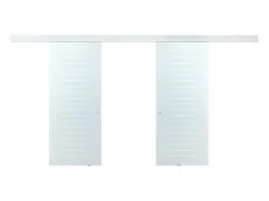 Vente-unique Doble puerta corredera ASTANA Alt.205xAncho 166cm Cristal Transparente Hot