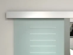 Vente-unique Doble puerta corredera ASTANA Alt.205xAncho 166cm Cristal Transparente Hot