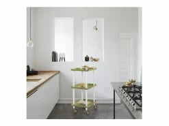 - Carrito auxiliar LEKY, armazón blanco, 3 estantes. Multifuncional, práctico y decorativo-^Don Hierro Hot