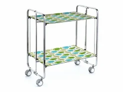 - Carrito auxiliar plegable BAUHAUS cromado con ruedas – 2 niveles y 4 posiciones-^Don Hierro Clearance