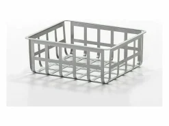 Don Hierro - Cesta metálica ordenación mediana, multifuncional y decorativa, ZESTA- Gris Online