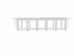 Don Hierro - Cesta metálica ordenación pequeña, multifuncional y decorativa, ZESTA- Blanco New