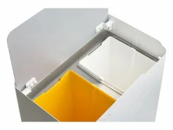 - Cubo de basura ergonómico, funcional y elegante, 2 x 20 litros, ECOBOX NOA-^Don Hierro Clearance