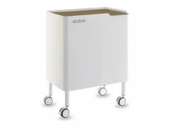 Don Hierro Cubo De Basura Para Cocina|- Cubo de basura ergonómico, funcional y elegante, 2 x 20 litros, ECOBOX NOA-
