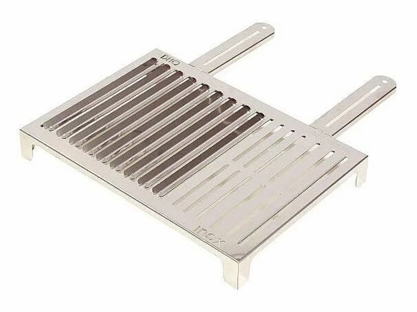 Don Hierro - Parrilla de acero inoxidable para barbacoa, todo tipo de asados, ABRÁSAME, tamaño grande- Plateado New