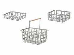 Don Hierro Accesorios De Almacenaje|Cesta|- ZESTAS, set de 3 cestas: tamaño pequeño, medio y semi grande-
