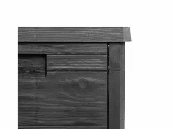 Garden Furniture Dorian Baúl para cojines polipropileno gris antracita 77,5x44,5x53 cm Marru00f3n New