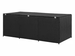 Dorian Caja de almacenaje de jardín ratán sintético 180x90x70 cm^Garden Furniture Online