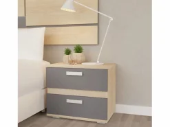 duehome Dormitorio Completo|Dormitorio Ataneq Pure 4C Cambria - Grafito