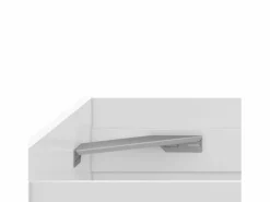 Dormitorio Doble Artik (mate), detalles gris antracita, 150 cm^ Best