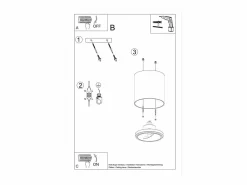 Sollux Lighting Downlight da superficie Round Flush Light Nero GU10 Focos empotrables de superficie Foco empotrado redondo GU10 Negro Hot