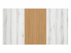 Dormitorio Completo|Dpto. Moderno Arles Albo y Roble Rayado 135-160 cm