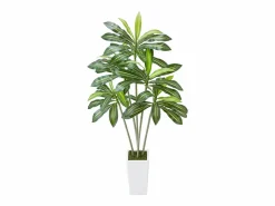 Dracaena Artificial SucceBuy, 1,8 m, Planta Artificial Tropical en Maceta Blanca, Falso Árbol Tropical, Planta Falsa Hojas Polietileno para Salón Verde Online