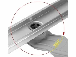Rea Cañería|Drenaje Lineal Neox Superflow 600 Brush Steel