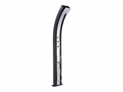 FORMIDRA Energía Solar|Ducha Híbrida Dada Curve 40L - 228 cm - Base : 32.4x14cm - Antracita / Aluminio cepillado