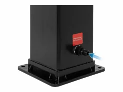 ML-DESIGN Energía Solar|Ducha solar de jardín 40 L negro/plata cabezal ajustable grifo piscina camping