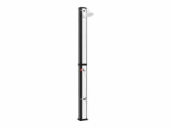 Ducha solar exterior con rociador y grifo 35 L ES696110 Plateado Sale