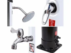 Happy Garden Ducha solar FIDGI negra y plata 35L - Negro Sale