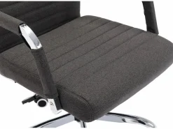 Dudeco Silla de oficina Amadora de tela oscuro Gris Online